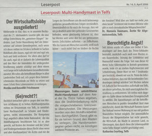 Blickpunkt 05.04.2006